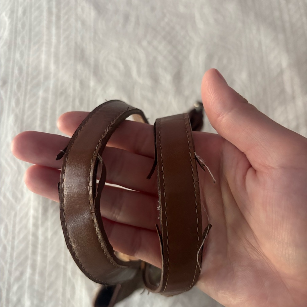 Vintage Coach Brown monogram patterned shoulder B… - image 6